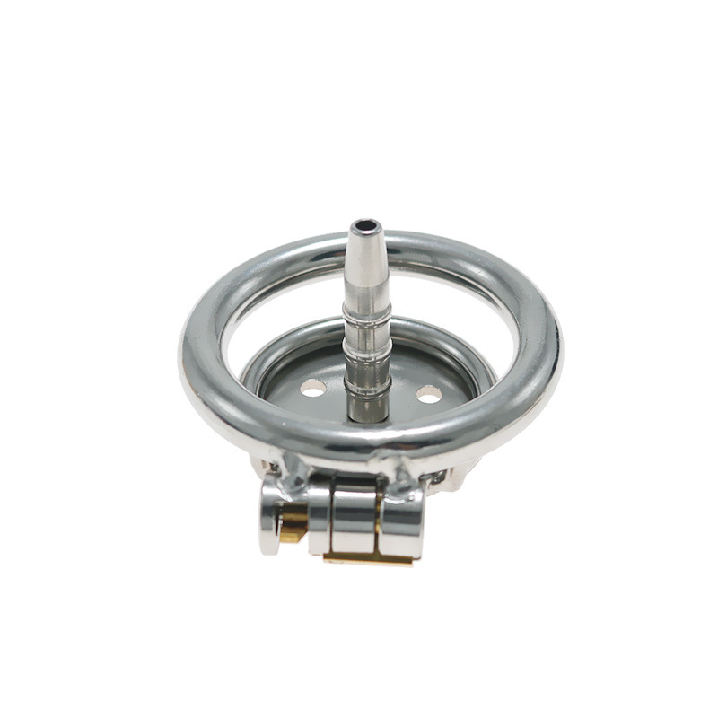 Funny Stainless Steel Flat CB Lock Penis Cage Chastity Sex Tools Adult Supplies Sex Toys Men's Wear - Image 4