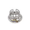 304 Stainless Steel Chastity Lock Penis Cage for Men - Secure Metal Restraint Device