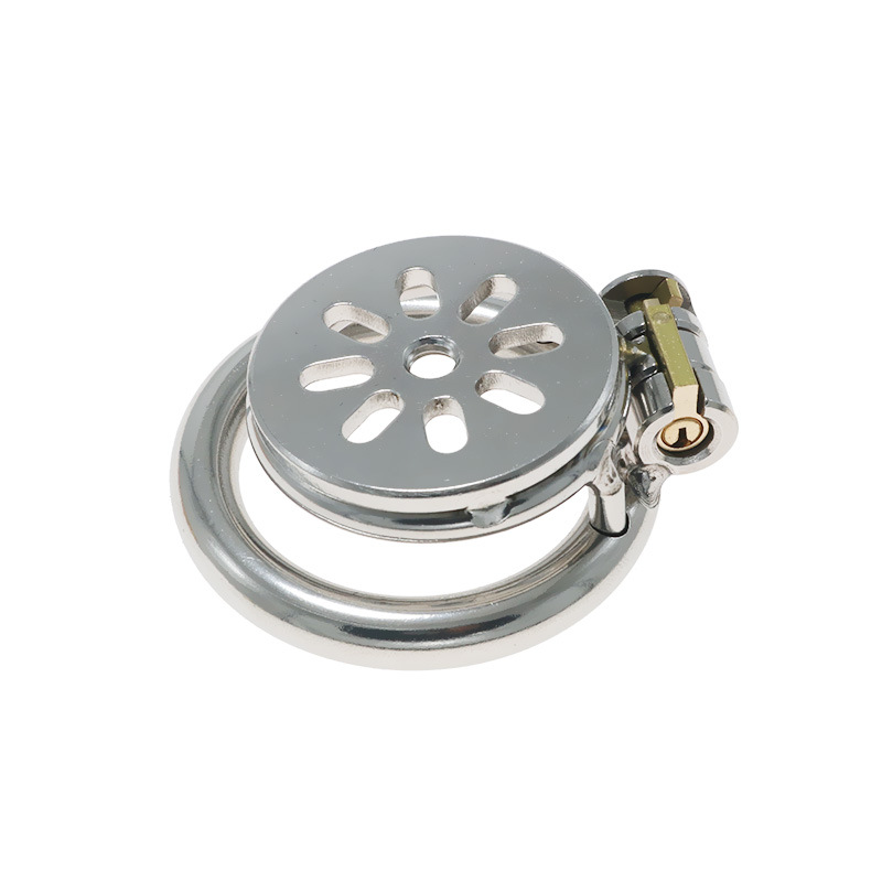 stainless steel chastity lock penis cage CB wear fake mother chastity cleaner sex tools for adult toys - Image 3