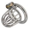Stainless Steel Chastity Lock & Cleaner for Men's Outdoor Wear