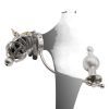 Stainless Steel Thickened Flat Chastity Cage for Men's Daily Wear