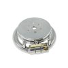 Stainless Steel Flat Chastity Lock Cage with Ring - Men's Secure Device