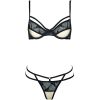 Women's Ultra-Thin Lace Crotch-Free T-Pants Set for Big Breasts