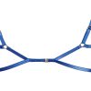 Mermaid Blue Sexy Bra Set with Steel Support for Large Breasts (CD Cup)