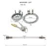 Funny Flat CB Chastity Lock for Men - Comfortable Adult Sex Toy for Daily Wear