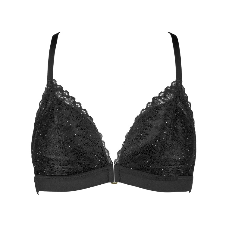 Beautiful back, wire-free, thin cotton cup comfortable bra - Image 4