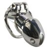 Genuine Stainless Steel Chastity Lock with Penis Cage Chastity Device Men's Cut Sex Toys Adult Products