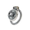 Stainless Steel Pot Lid Cage Chastity Lock CB3000 for Men