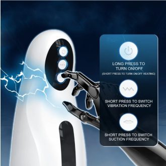 Intelligent Heating Electric Hand Cup for Men: Multi-Frequency Vibration Masturbation Toy