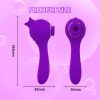 Sucking tongue licking vibrator three-in-one massage stick women's masturbation device fun sex product
