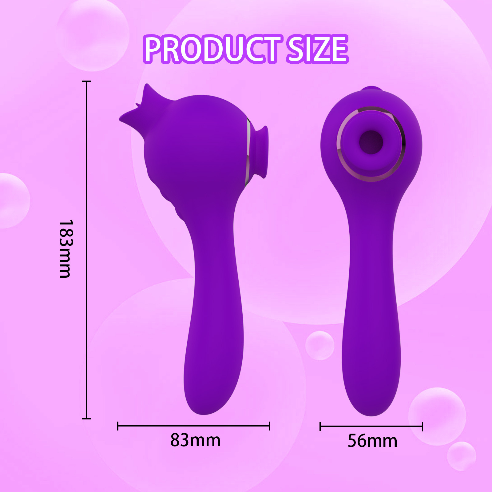 Sucking tongue licking vibrator three-in-one massage stick women's masturbation device fun sex product - Image 4