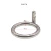 Stainless Steel Male Chastity Lock Cage with Conduit Alternative Restraint