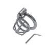 Metal Birdcage Chastity Device for Men - Small Grid Male Lock