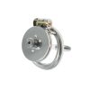 Stainless Steel Flat Chastity Lock Cage for Men