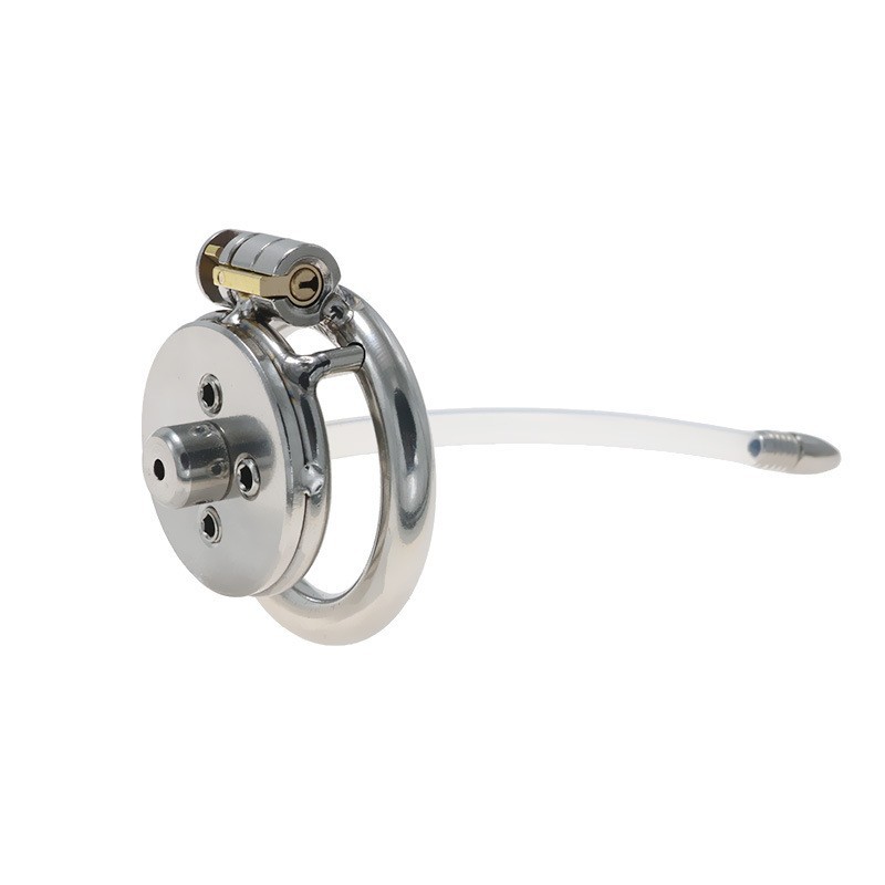 Stainless Steel Chastity Lock Cage for Men's Training - Image 9