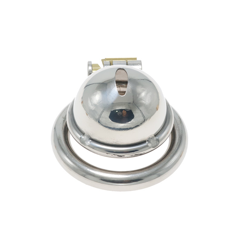 stainless steel chastity lock chastity cleaner CB device fake mother Men's penis cage out wear sex tool SM - Image 4