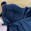 Women's Black Ruched Padded One-Piece Swimsuit - High Support Wide Straps