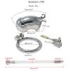 Funny Stainless Steel Chastity Cage for Men - Adult Sex Toy for Going Out