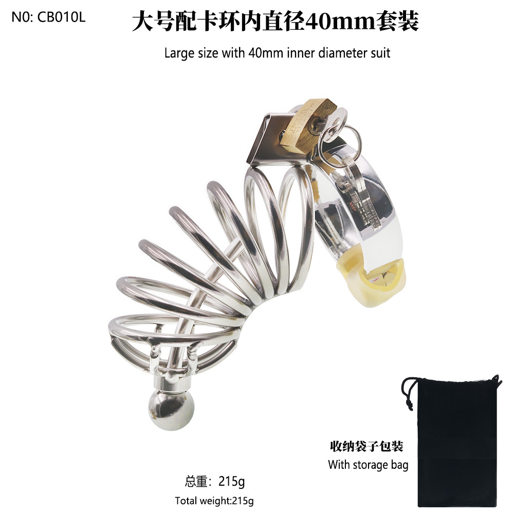 Stainless Steel Chastity Lock Chastity Lock Men's Alternative Penis Lock Male Slave Sex Tools Adult Toys Alternative - Image 9