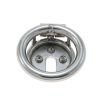 Stainless Steel Flat Chastity Lock Cage for Men