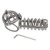 Funny Stainless Steel Male Chastity Cage Lock Alternative Adult Restraint