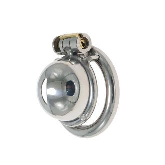 Stainless Steel Chastity Cage & Cleaner for Men’s Wearable Device