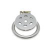 Stainless Steel Flat Chastity Lock for Men - Secure Cage Training Wear