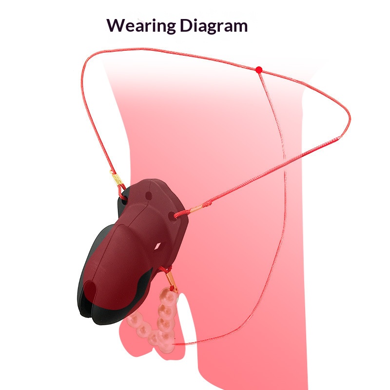 Men's Chastity Lock T-Pants: Passion Prop Alternative for Couples - Image 4