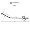 Fun Stainless Steel Hollow Double-Row Hole Urethral Guide Horse Eye Stick Male Urethral Masturbation Tool Alternative Orgasm Adult