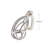 Stainless Steel Male Chastity Cage for Long-Term Wear