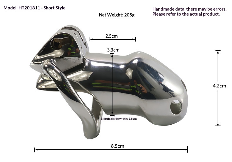 Chastity lock chastity lock male penis lock couple alternative passion toy lower body adjustment tool bird cage toy - Image 8