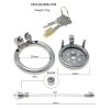 flat chastity lock CB chastity cleaner penis cage fake mother props sex tools adult toys 5mm novice