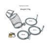 Men's Stainless Steel Chastity Pants - Secure Adult Passion Lock Cage
