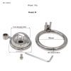 Metal Short Chastity Lock & Penis Cage for Men - Secure Adult Wear & Personal Care