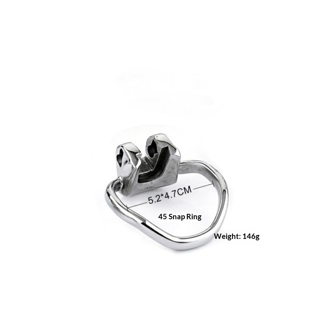 Stainless Steel Male Chastity Lock Bird Tease Training Device - Image 13