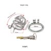 Stainless Steel Men's Chastity Cage Bundle - Adult Penis Lock Wearable Device