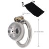 Stainless Steel Male Chastity Device for Discreet Wear