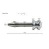 Horse Eye Stick plug urethral masturbation stimulation catheter stainless steel nozzle plug men's and women's high tide liquid urethral stick men's