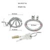 Stainless Steel Chastity Cage for Men - Secure Outdoor Wear Lock Pants Device