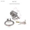 Stainless Steel Chastity Lock & Cleaner for Men's Outdoor Wear