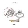Stainless Steel Men's Chastity Cage Bundle - Adult Penis Lock Wearable Device