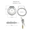 Stainless Steel Thickened Flat Chastity Cage for Men's Daily Wear