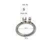Stainless Steel Chastity Cage & Cleaner for Men's Wearable Device