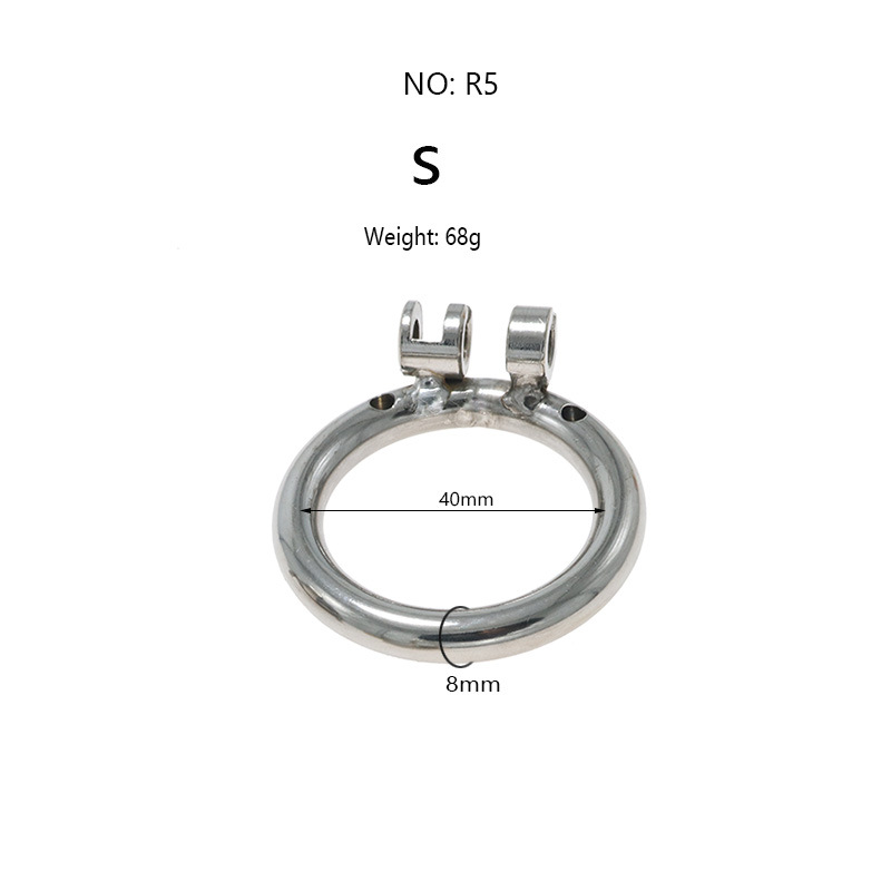 stainless steel chastity lock chastity cleaner CB device fake mother Men's penis cage out wear sex tool SM - Image 10