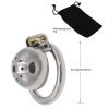 Stainless Steel Male Chastity Device for Discreet Wear