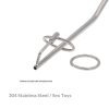 Interesting Long Hollow Horse's Eye Stick Stainless Steel Urethral Masturbator Sex Tool G-spot Stimulation Alternative Orgasm Tackling