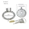 Stainless Steel Hollow Chastity Lock for Men
