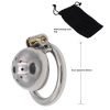 Stainless Steel Male Chastity Device for Discreet Wear