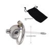 Stainless Steel Male Chastity Device for Discreet Wear